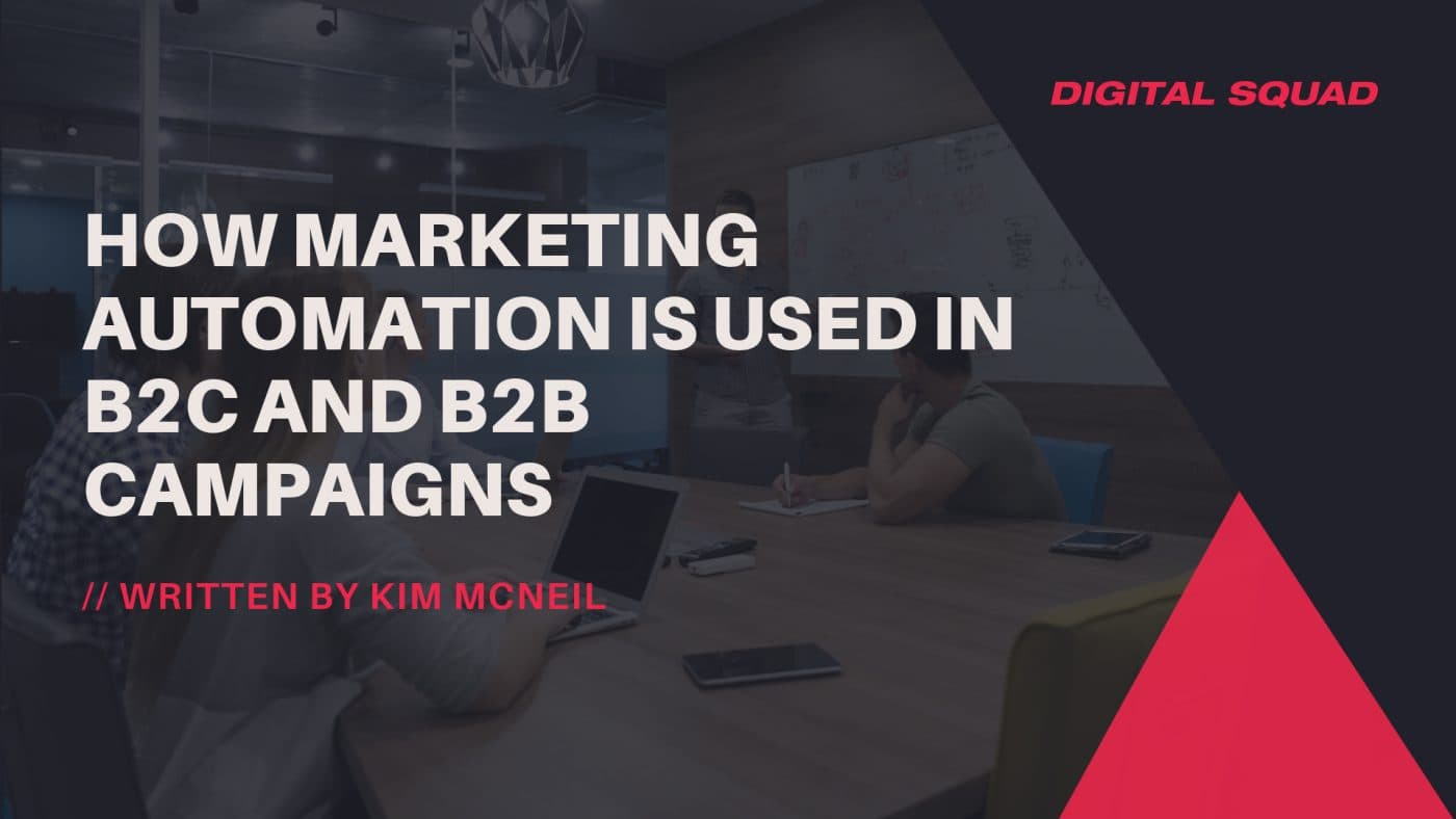 marketing automation in B2B and B2C