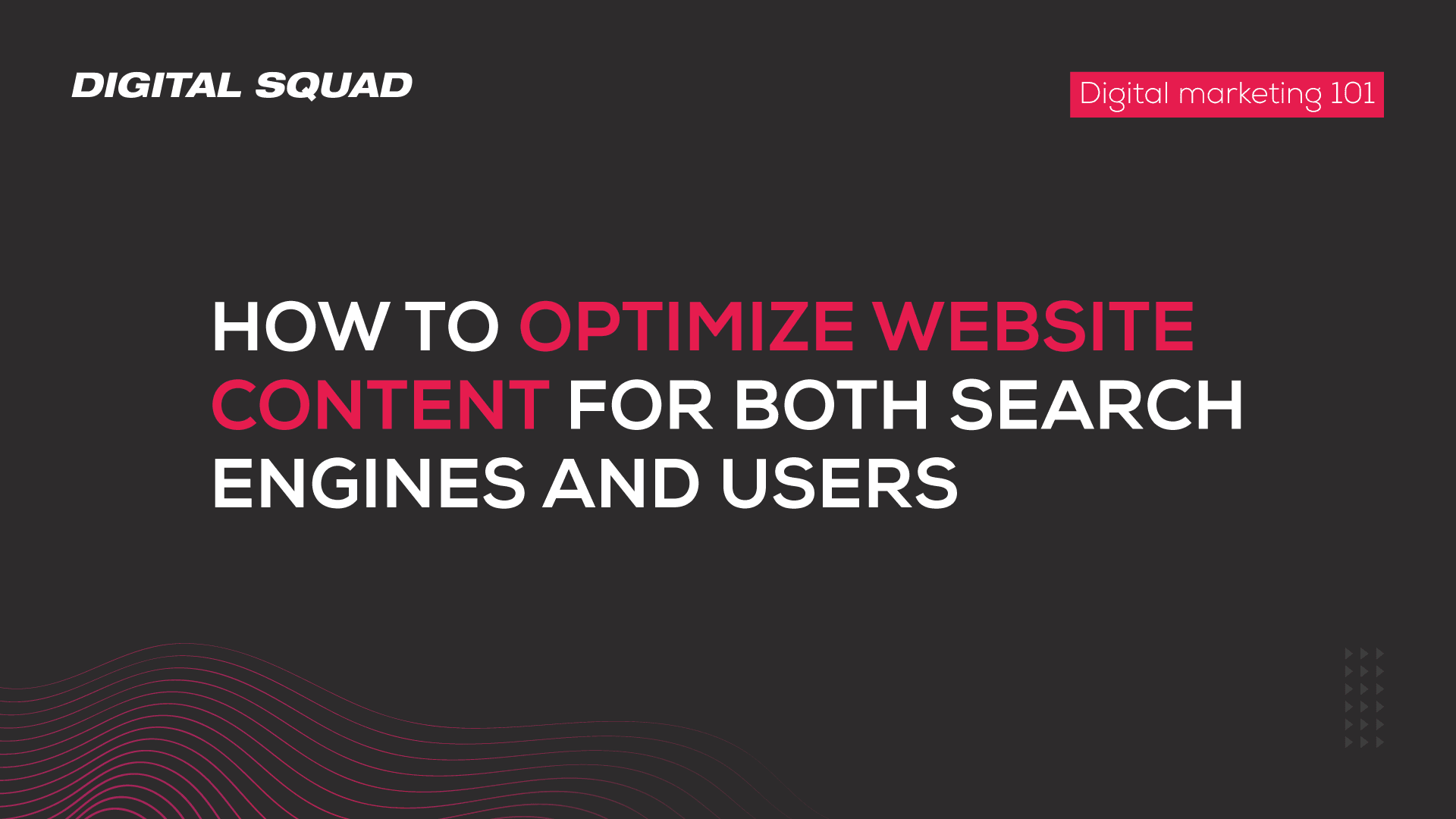 optimize website content
