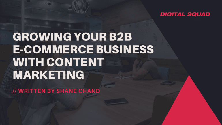 Growing Your B2B E-commerce Business With Content Marketing