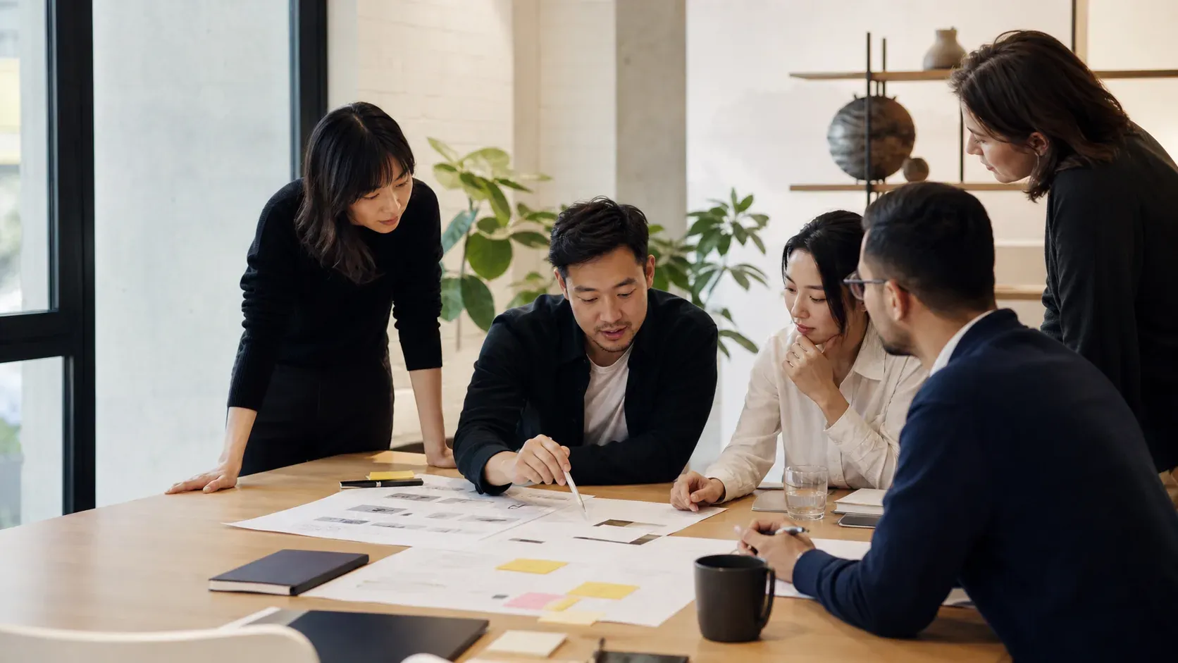 Product team discussing growth priorities