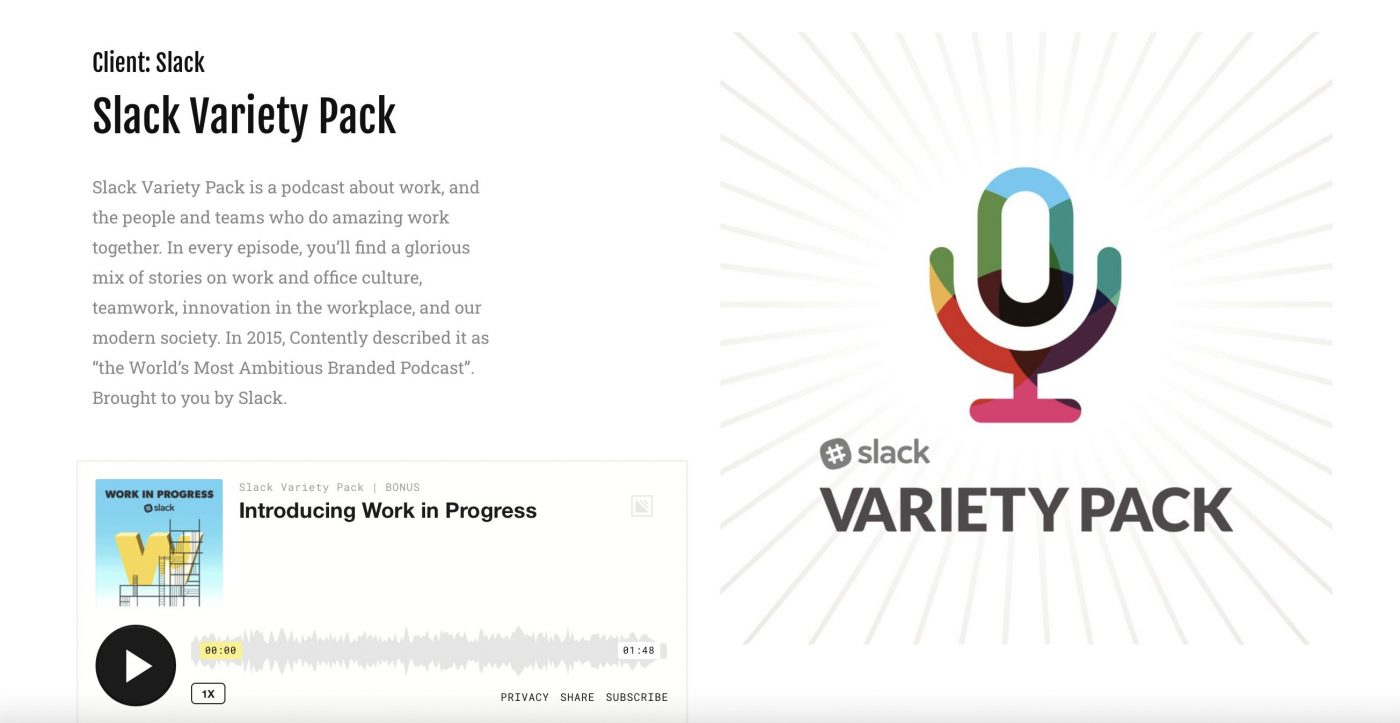 Podcast: Slack Variety Pack